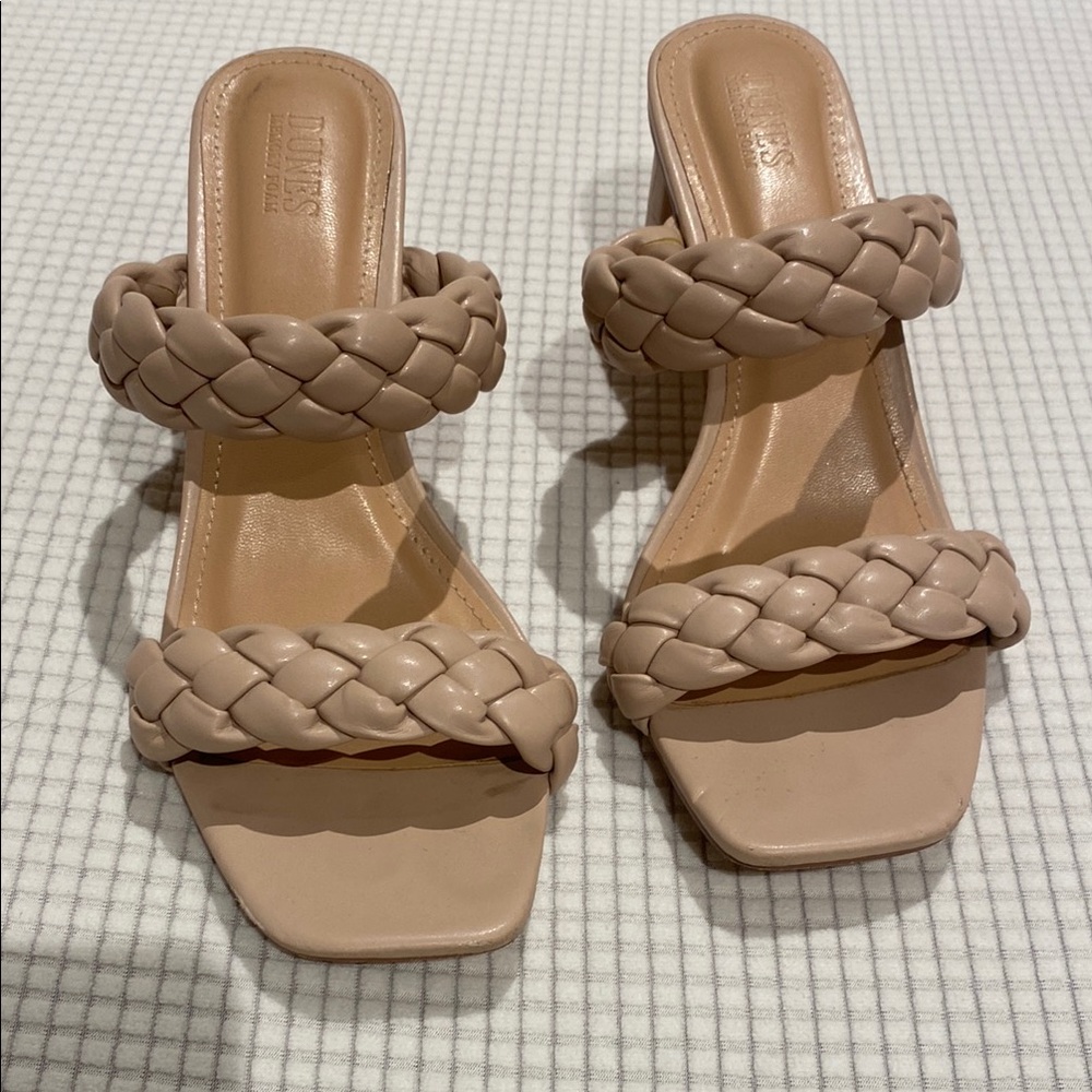 Dolce Vita Nude Braided Heels